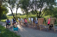 Масстер-класс по изобразительному искусству прошел в поселении Рязановское