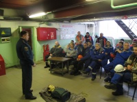 Лекция по пожарной безопасности прошла в поселении  Рязановское