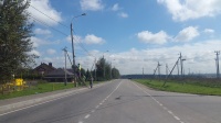 Работы по установке дорожных знаков на территории поселения Рязановское продолжаются