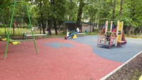 Детская площадка  в поселке Знамя Октября