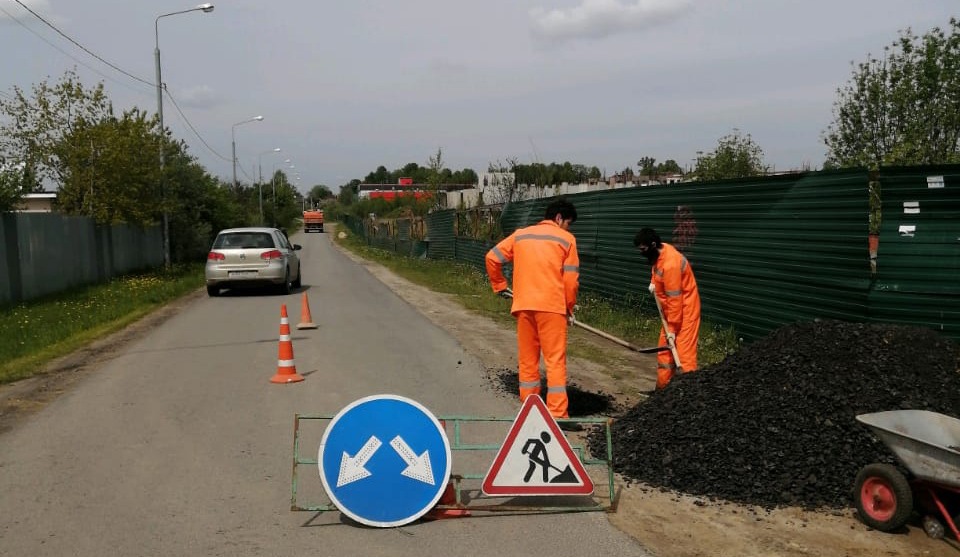 Мероприятия по укреплению обочины проведены в Рязановском