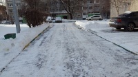 В Рязановском 86 дворовых территорий очищены от последствий снегопада