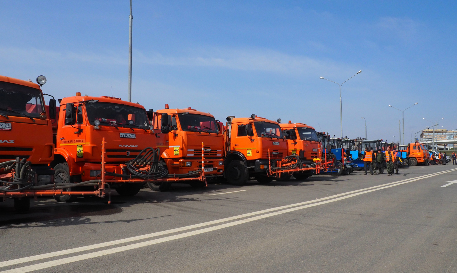 В Новой Москве продолжается проверка техники к сезонной эксплуатации