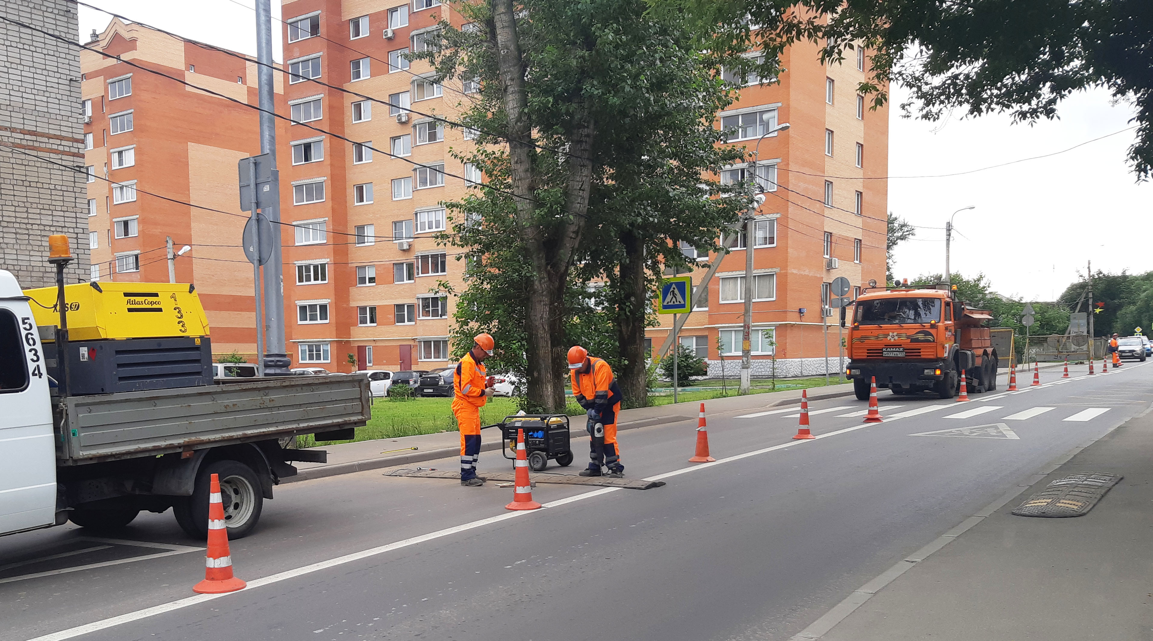 Искусственные неровности установили рядом с детским садом в Рязановском