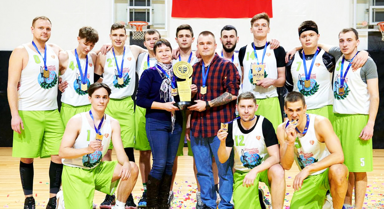 Спортсмены из Рязановского заняли первое место в Чемпионате по баскетболу