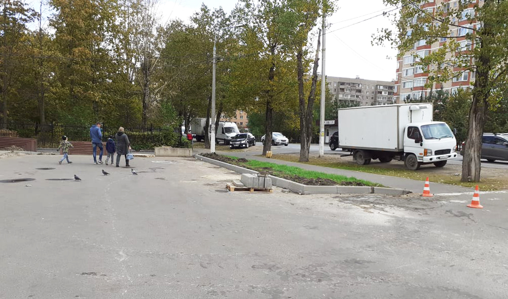 Начались работы по ремонту парковочной зоны в поселении Рязановское