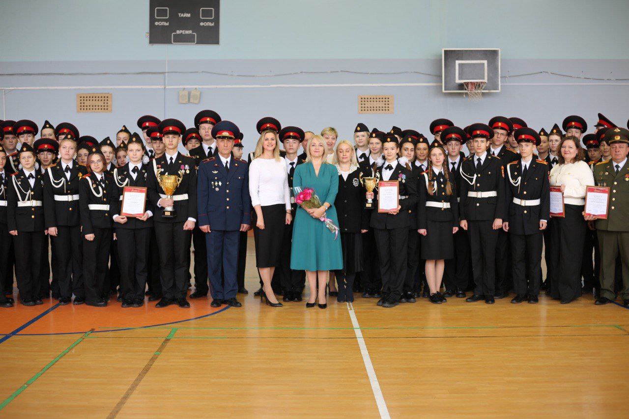 Кадеты школы №2083 получили Кубки за победу и призерство в конкурсе «Лучший кадетский класс» в Москве
