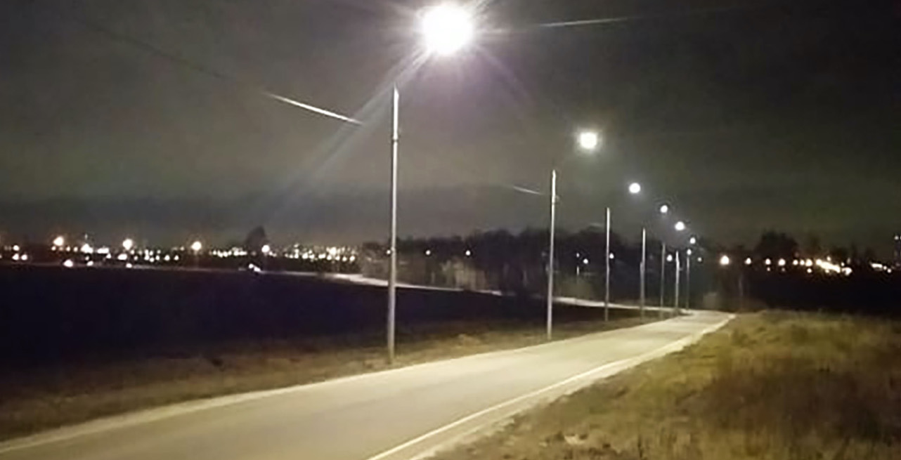 Рабочие завершили монтаж элементов уличного освещения в поселении Рязановское