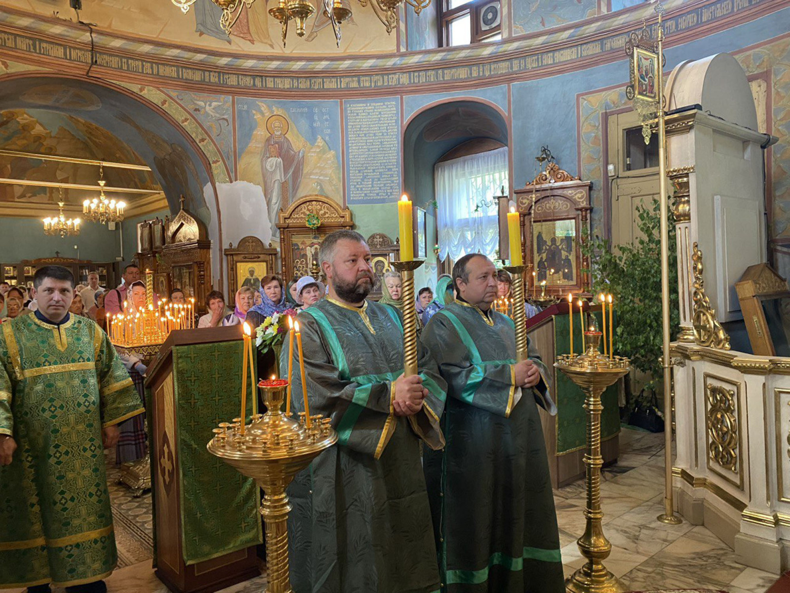 Богослужение в честь дня Святой Троицы состоялось в поселении Рязановское