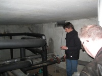 Обследование системы отопления проводится в 11 доме в поселке Фабрики имени 1 Мая