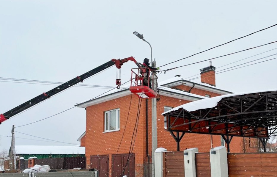 Новые светильники установили в населенном пункте в поселении Рязановское