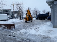 Продолжаются работы по уборке улично-дорожной сети поселения Рязановское
