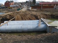 В поселении Рязановское продолжается реконструкция плотины
