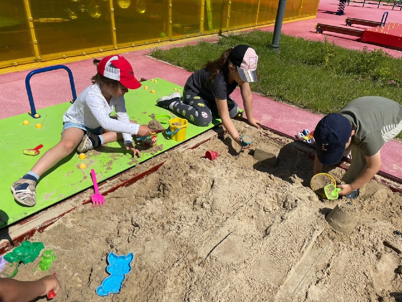 Игры с песком организовали для дошкольников из Рязановского