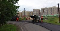 Специалисты начали замену асфальтного покрытия в Рязановском 